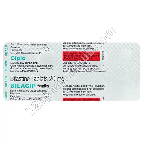 Bilacip 20mg | Medicine Company in USA