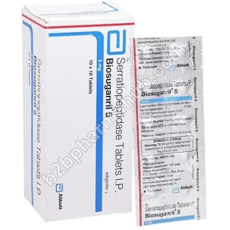 Biosuganril 5mg (Serratiopeptidase)