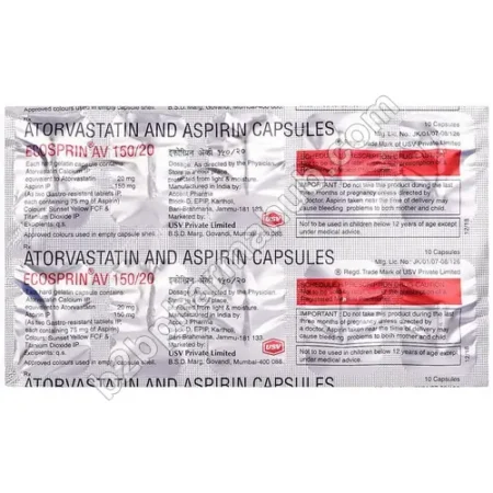 Ecosprin AV 150mg/20mg | Pharmaceutical Sales