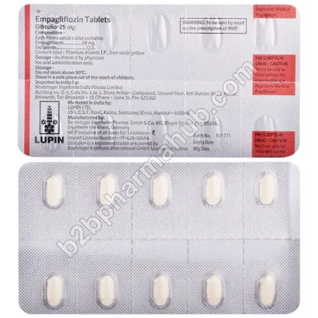 Gibtulio 25mg | Pharma Services