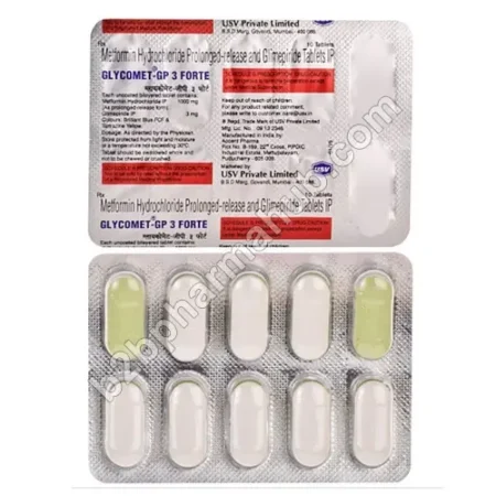 Glycomet Gp 3 Forte 1000Mg Strip Glycomet-GP 3mg Forte | Pharmaceutical Industry