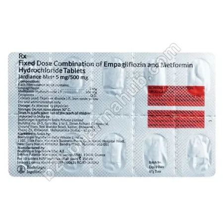 Jardiance Met 5mg/500mg | Medicine Company in USA