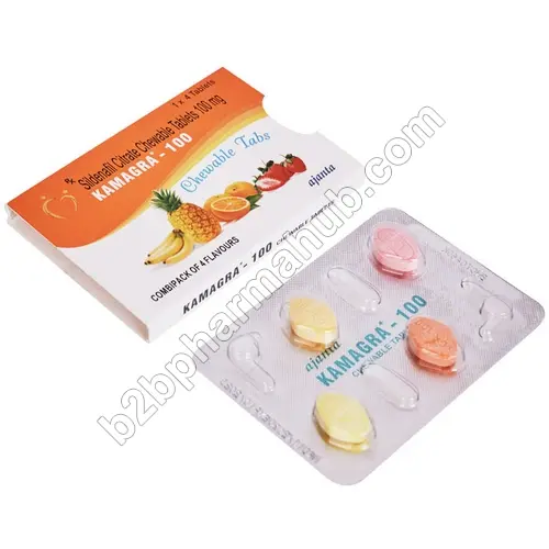 Kamagra Chewable 100mg | Pharma Companies in USA