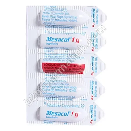 Mesacol 1gm Suppository | Generic Medicine