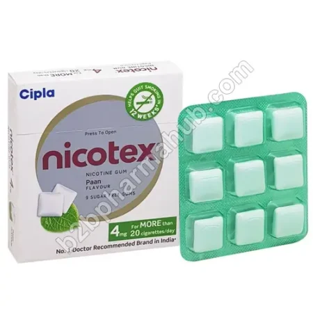 Nicotex 4mg Gum | Pharma Manufacturing