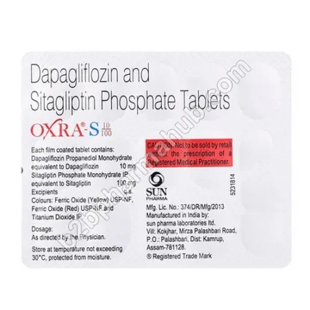 Oxra S 10mg/100mg | Pharma Companies