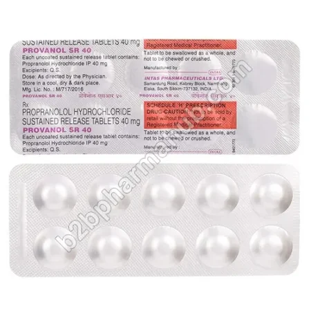 Provanol SR 80mg | Pharmaceutical Sales