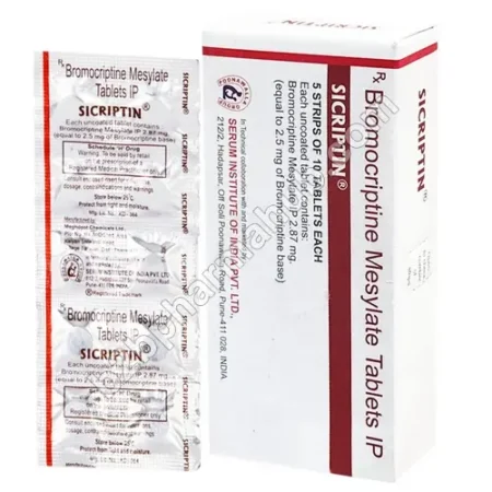 Sicriptin 2.5mg | Generic Medicine