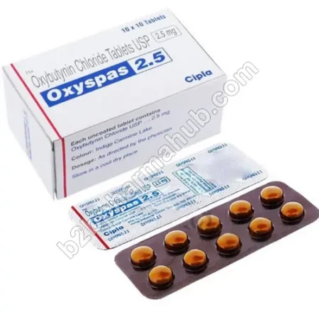 Oxyspas 2.5mg | Pharmaceutical Manufacturing
