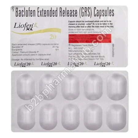 Liofen XL 20Mg Strip Liofen XL 20mg | Pharma Manufacturing