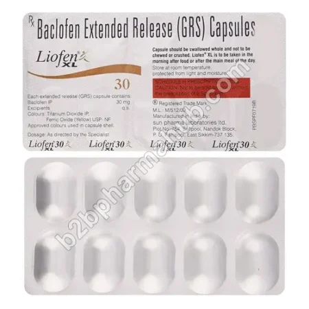 Liofen XL 30Mg Strip Liofen XL 30mg | Pharmaceutical Manufacturing